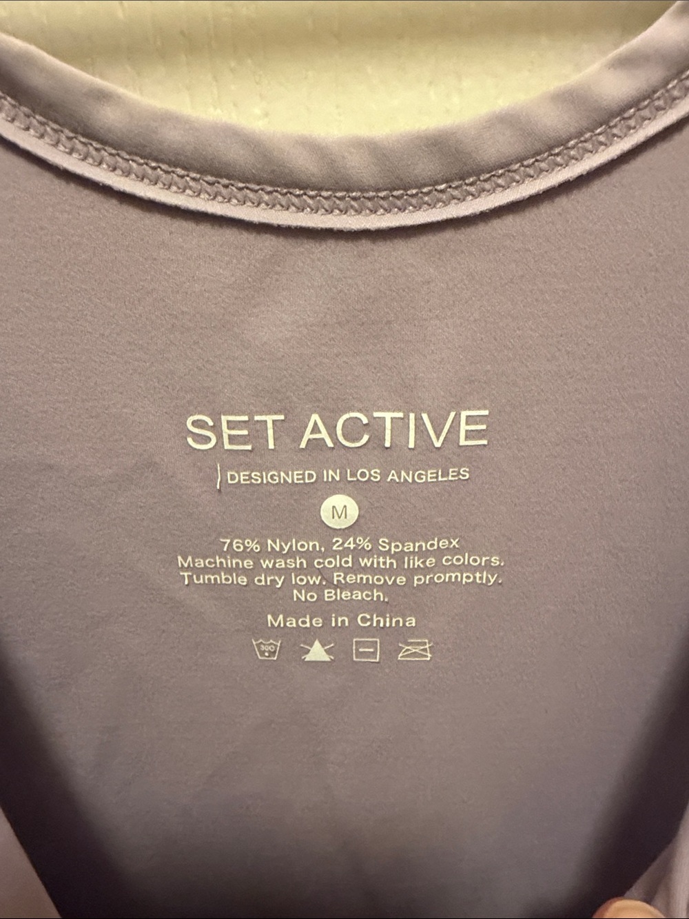 SET ACTIVE Lilac Athleisure Jumpsuit - Picture 5 of 5